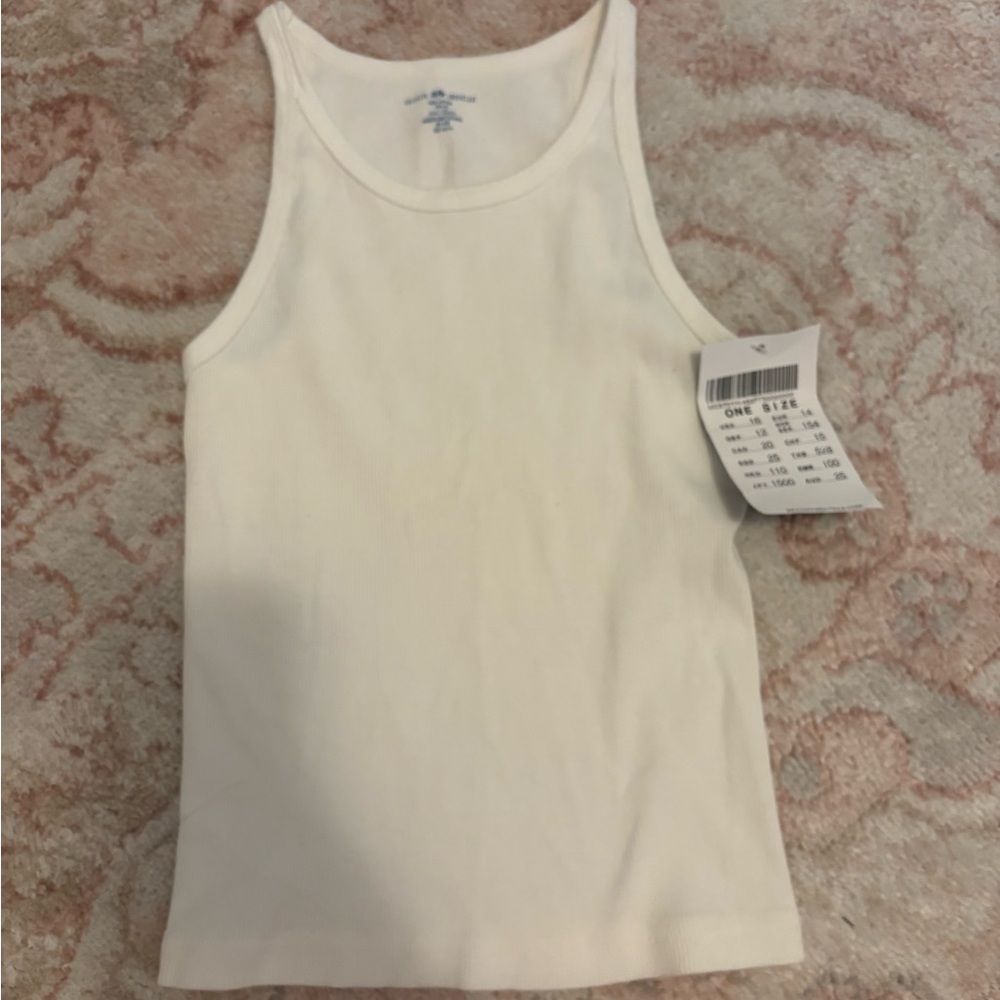Brandy Mellville White Tank Top